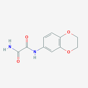 molecular formula C10H10N2O4 B4928528 N'-(2,3-dihydro-1,4-benzodioxin-6-yl)oxamide 