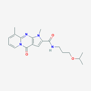 N-(3-isopropoxypropyl)-1,9-dimethyl-4-oxo-1,4-dihydropyrido[1,2-a]pyrrolo[2,3-d]pyrimidine-2-carboxamide