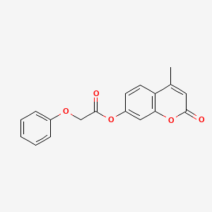 molecular formula C18H14O5 B4928672 4-methyl-2-oxo-2H-chromen-7-yl phenoxyacetate CAS No. 5237-46-7
