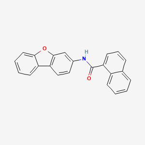 molecular formula C23H15NO2 B4928876 N-dibenzofuran-3-ylnaphthalene-1-carboxamide CAS No. 6046-36-2