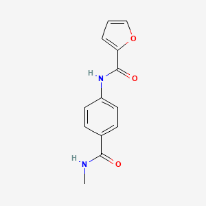 molecular formula C13H12N2O3 B4928969 N-[4-(methylcarbamoyl)phenyl]furan-2-carboxamide 