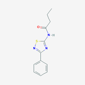 molecular formula C12H13N3OS B492906 N-(3-phenyl-1,2,4-thiadiazol-5-yl)butanamide CAS No. 690645-65-9