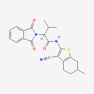 molecular formula C23H23N3O3S B4929234 MFCD02359348 