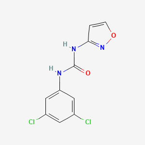 molecular formula C10H7Cl2N3O2 B4929381 N-(3,5-DICHLOROPHENYL)-N'-(3-ISOXAZOLYL)UREA 