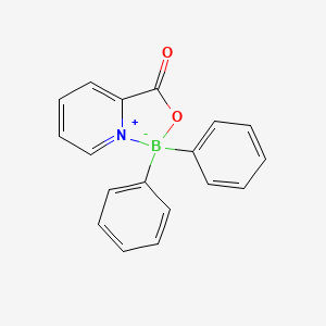 molecular formula C18H14BNO2 B4929402 Diphenyl(2-pyridinecarboxylato-kappa~2~N,O)boron 