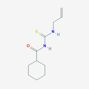 molecular formula C11H18N2OS B4929498 N-(prop-2-enylcarbamothioyl)cyclohexanecarboxamide 