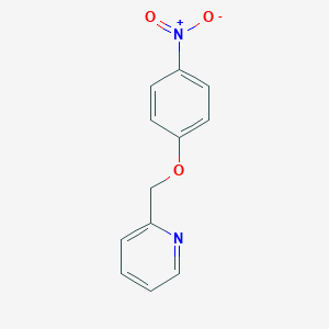 molecular formula C12H10N2O3 B492969 2-[(4-Nitrophenoxy)methyl]pyridine CAS No. 145654-42-8