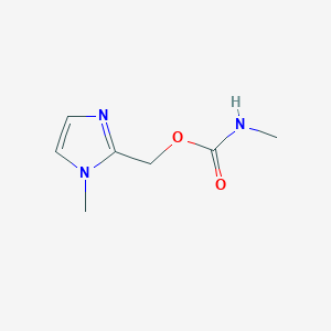 molecular formula C7H11N3O2 B492988 (1-methyl-1H-imidazol-2-yl)methyl methylcarbamate 