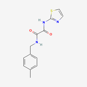 molecular formula C13H13N3O2S B4930148 N-[(4-methylphenyl)methyl]-N'-(1,3-thiazol-2-yl)oxamide 