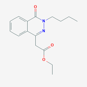 molecular formula C16H20N2O3 B4930183 Ethyl 2-(3-butyl-4-oxophthalazin-1-yl)acetate 