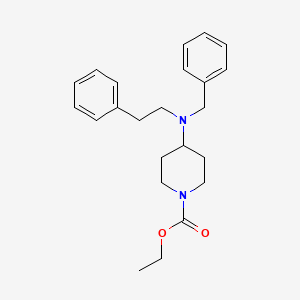 molecular formula C23H30N2O2 B4930215 ethyl 4-[benzyl(2-phenylethyl)amino]-1-piperidinecarboxylate 