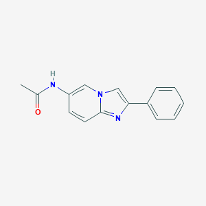molecular formula C15H13N3O B493075 N-(2-phenylimidazo[1,2-a]pyridin-6-yl)acetamide 