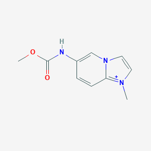 Methyl 1-methylimidazo[1,2-a]pyridin-1-ium-6-ylcarbamate
