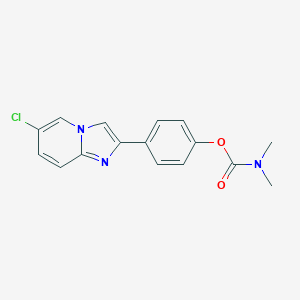 4-(6-Chloroimidazo[1,2-a]pyridin-2-yl)phenyl dimethylcarbamate