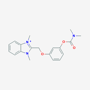 [3-[(1,3-dimethylbenzimidazol-3-ium-2-yl)methoxy]phenyl] N,N-dimethylcarbamate