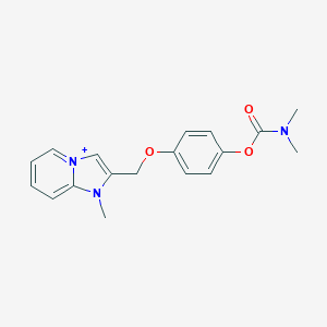 4-[(1-Methylimidazo[1,2-a]pyridin-1-ium-2-yl)methoxy]phenyl dimethylcarbamate