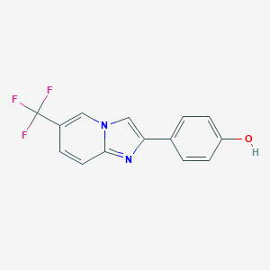 4-[6-(Trifluoromethyl)imidazo[1,2-a]pyridin-2-yl]phenol