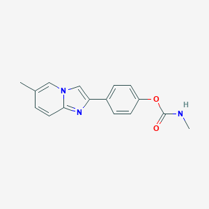 4-(6-Methylimidazo[1,2-a]pyridin-2-yl)phenyl methylcarbamate