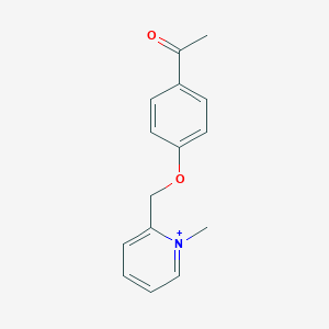 2-[(4-Acetylphenoxy)methyl]-1-methylpyridinium