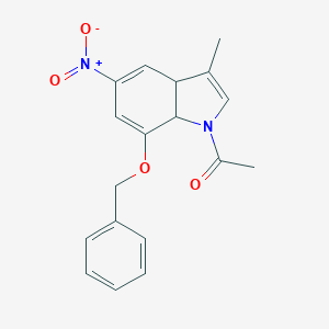 1-acetyl-7-(benzyloxy)-5-nitro-3-methyl-3a,7a-dihydro-1H-indole