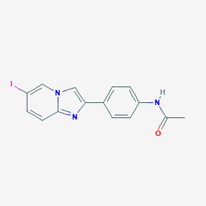 N-[4-(6-iodoimidazo[1,2-a]pyridin-2-yl)phenyl]acetamide