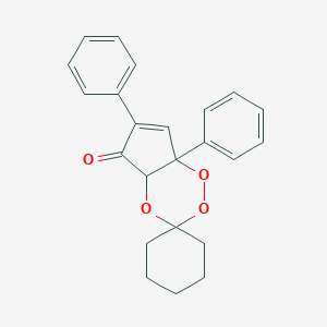 molecular formula C23H22O4 B049316 Hexatroxanone CAS No. 124378-34-3