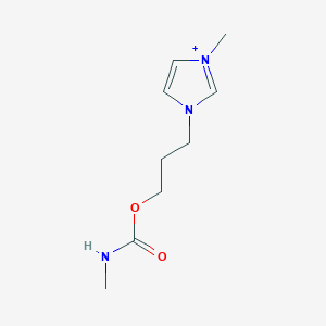 molecular formula C9H16N3O2+ B493176 3-(3-methyl-1H-imidazol-3-ium-1-yl)propyl methylcarbamate 
