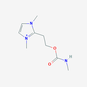 2-(1,3-dimethylimidazol-1-ium-2-yl)ethyl N-methylcarbamate