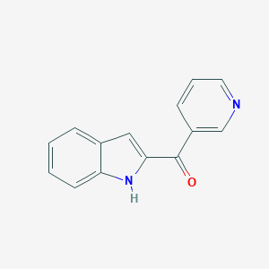 molecular formula C14H10N2O B493183 1H-indol-2-yl(pyridin-3-yl)methanone 