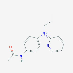 8-(Acetylamino)-5-propylpyrido[2,1-b]benzimidazol-5-ium