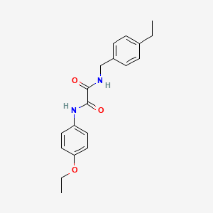 molecular formula C19H22N2O3 B4932033 N'-(4-ethoxyphenyl)-N-[(4-ethylphenyl)methyl]oxamide 