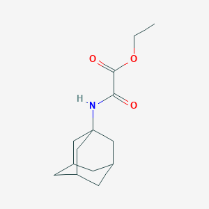molecular formula C14H21NO3 B493213 ethyl 2-(adamantan-1-ylamino)-2-oxoacetate CAS No. 52944-12-4