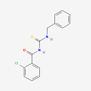 molecular formula C15H13ClN2OS B4932135 N-(benzylcarbamothioyl)-2-chlorobenzamide 