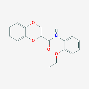 molecular formula C17H17NO4 B4932218 N-(2-ethoxyphenyl)-2,3-dihydro-1,4-benzodioxine-2-carboxamide 