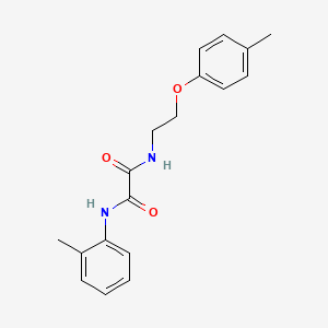molecular formula C18H20N2O3 B4932552 N-[2-(4-methylphenoxy)ethyl]-N'-(2-methylphenyl)oxamide 