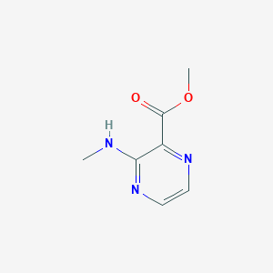 molecular formula C7H9N3O2 B493271 Methyl 3-(methylamino)pyrazine-2-carboxylate CAS No. 36932-49-7