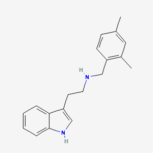 molecular formula C19H22N2 B4932810 N-[(2,4-dimethylphenyl)methyl]-2-(1H-indol-3-yl)ethanamine 