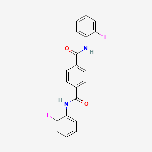 molecular formula C20H14I2N2O2 B4932900 N,N'-bis(2-iodophenyl)benzene-1,4-dicarboxamide 