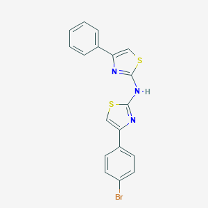 N-[4-(4-bromophenyl)-1,3-thiazol-2-yl]-N-(4-phenyl-1,3-thiazol-2-yl)amine
