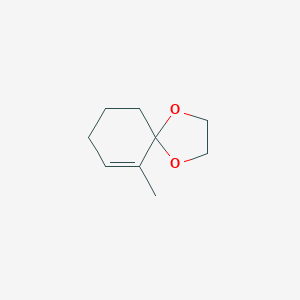 molecular formula C9H14O2 B049338 6-Methyl-1,4-dioxaspiro[4.5]dec-6-ene CAS No. 119728-91-5