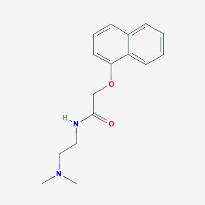 molecular formula C16H20N2O2 B4933936 N-[2-(dimethylamino)ethyl]-2-naphthalen-1-yloxyacetamide 