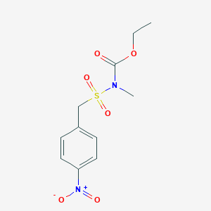 Ethyl {4-nitrobenzyl}sulfonyl(methyl)carbamate