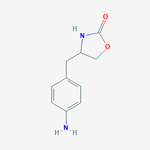 molecular formula C10H12N2O2 B493406 (S)-4-(4-aminobenzyl)oxazolidin-2-one 