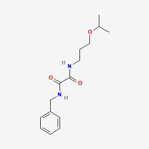 molecular formula C15H22N2O3 B4934067 N-benzyl-N'-[3-(propan-2-yloxy)propyl]ethanediamide 