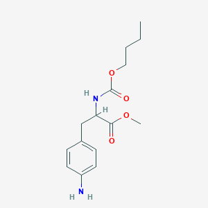 Methyl 3-(4-aminophenyl)-2-[(butoxycarbonyl)amino]propanoate