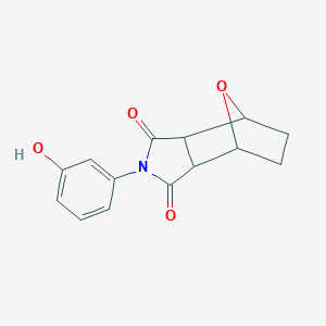 4-(3-Hydroxyphenyl)-10-oxa-4-azatricyclo[5.2.1.0~2,6~]decane-3,5-dione