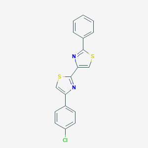 4-(4-Chlorophenyl)-2'-phenyl-2,4'-bis[1,3-thiazole]