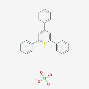 molecular formula C23H17ClO4S B049345 2,4,6-Triphenylthiopyrylium perchlorate CAS No. 2930-37-2