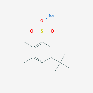 molecular formula C12H17NaO3S B4934792 Sodium;5-tert-butyl-2,3-dimethylbenzenesulfonate 