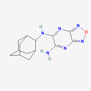 B4935579 N-2-adamantyl[1,2,5]oxadiazolo[3,4-b]pyrazine-5,6-diamine CAS No. 5665-19-0